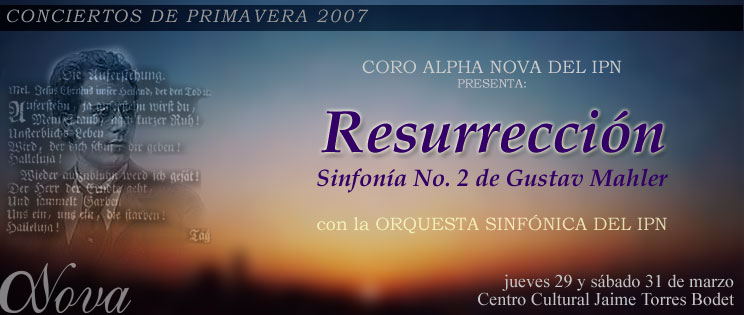 Gustav Mahler: Sinfonía #2 La Resurrección - OSIPN (2007)