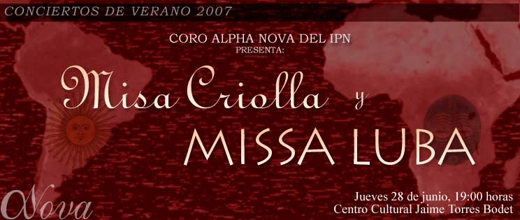 Misa Criolla y Missa Luba (2007)