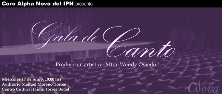 Gala de Canto (2009)